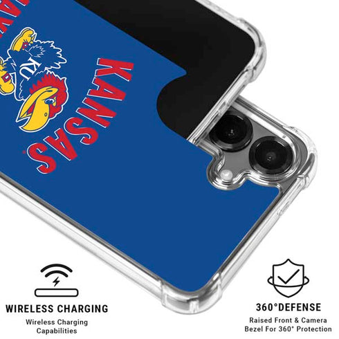 University of Kansas Jayhawks Mascot Galaxy S26 Plus Clear Case