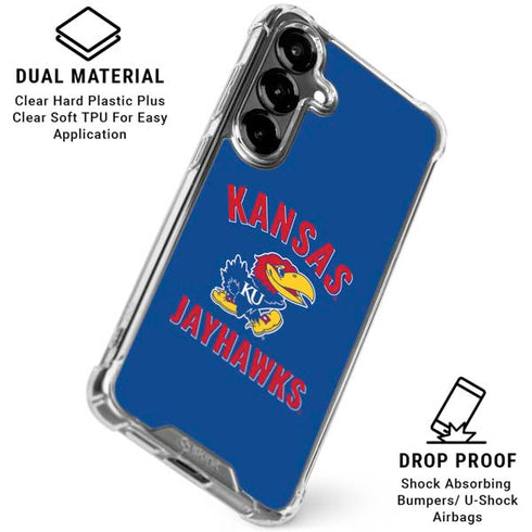 University of Kansas Jayhawks Mascot Galaxy S26 Plus Clear Case