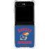 University of Kansas Jayhawks Mascot Galaxy Z Flip6 Clear Case