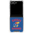 University of Kansas Jayhawks Mascot Galaxy Z Flip7 Clear Case