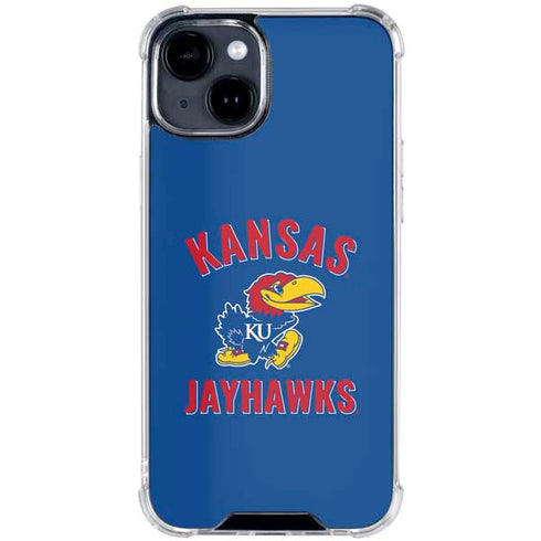 University of Kansas Jayhawks Mascot iPhone 15 Clear Case