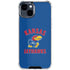 University of Kansas Jayhawks Mascot iPhone 15 Clear Case