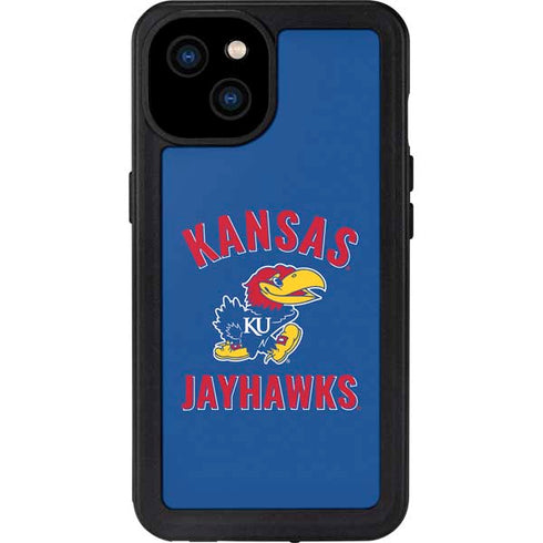 University of Kansas Jayhawks Mascot iPhone 15 Plus Waterproof Case