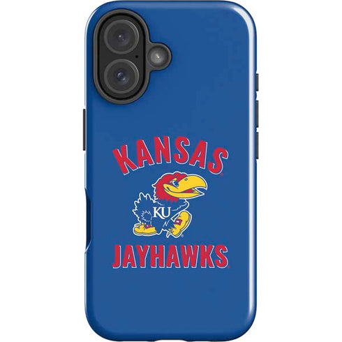 University of Kansas Jayhawks Mascot iPhone 16 Plus Impact Case