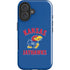 University of Kansas Jayhawks Mascot iPhone 16 Plus Impact Case
