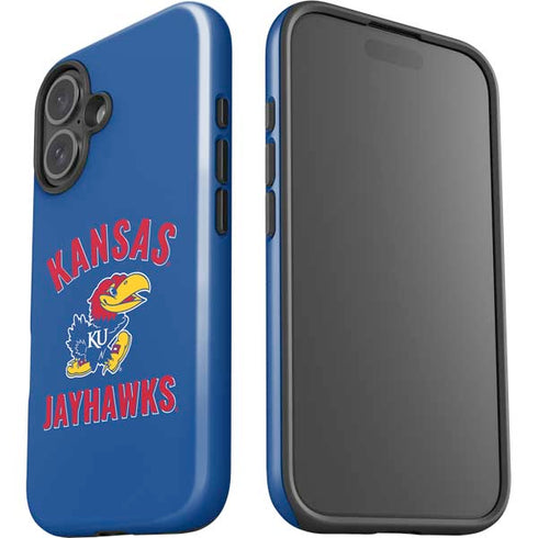 University of Kansas Jayhawks Mascot iPhone 16 Plus Impact Case