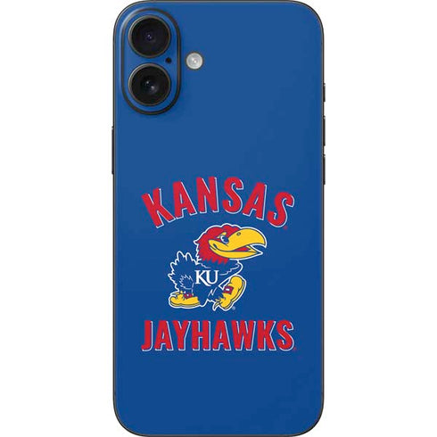 University of Kansas Jayhawks Mascot iPhone 16 Plus Skin