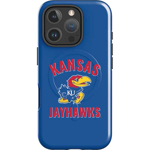 University of Kansas Jayhawks Mascot iPhone 16 Pro Magsafe Impact Case