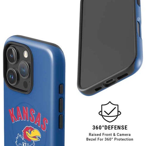 University of Kansas Jayhawks Mascot iPhone 16 Pro Magsafe Impact Case