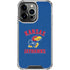 University of Kansas Jayhawks Mascot iPhone 16 Pro Max Clear Case