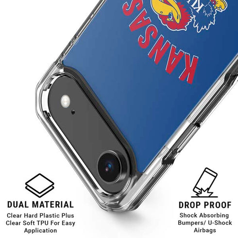 University of Kansas Jayhawks Mascot iPhone 17 Air Clear Case