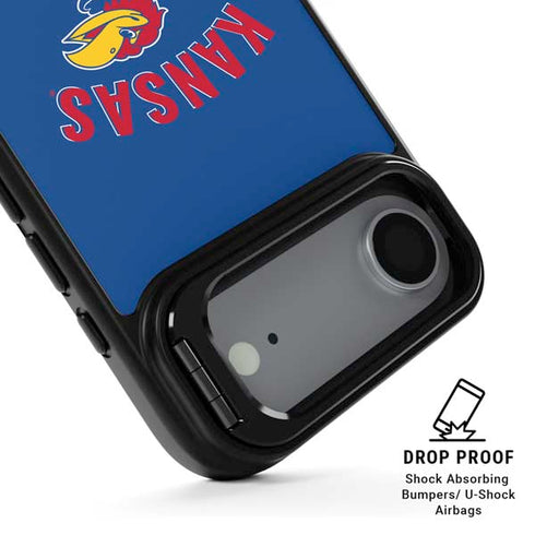 University of Kansas Jayhawks Mascot iPhone 17 Air Kickstand Case