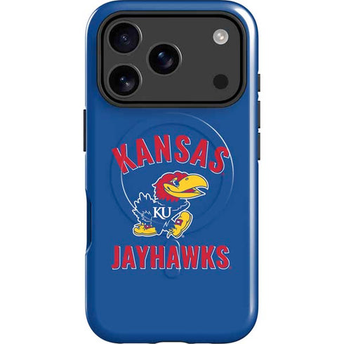 University of Kansas Jayhawks Mascot iPhone 17 Pro Max Magsafe Impact Case