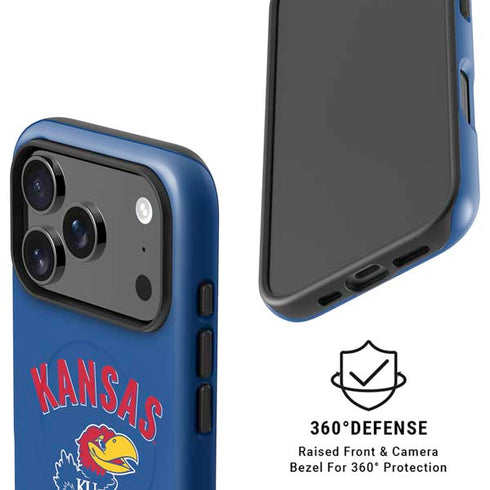University of Kansas Jayhawks Mascot iPhone 17 Pro Max Magsafe Impact Case