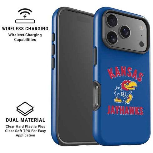 University of Kansas Jayhawks Mascot iPhone 17 Pro Max Magsafe Impact Case