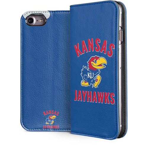 University of Kansas Jayhawks Mascot iPhone 7 Folio Case