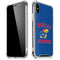 University of Kansas Jayhawks Mascot iPhone X/XS Clear Case