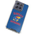 University of Kansas Jayhawks Mascot Moto G 5G (2025) Clear Case