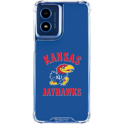 University of Kansas Jayhawks Mascot Moto G 5G (2024) Clear Case