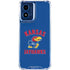 University of Kansas Jayhawks Mascot Moto G 5G (2024) Clear Case