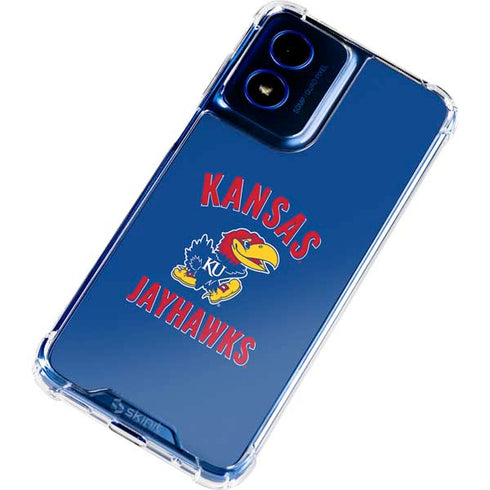 University of Kansas Jayhawks Mascot Moto G 5G (2024) Clear Case