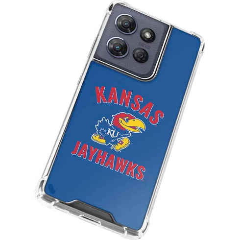 University of Kansas Jayhawks Mascot Moto G Power 5G (2025) Clear Case