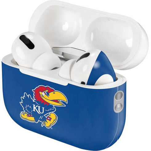 University of Kansas Jayhawks Mascot Outline AirPods Pro 2nd Gen Skin