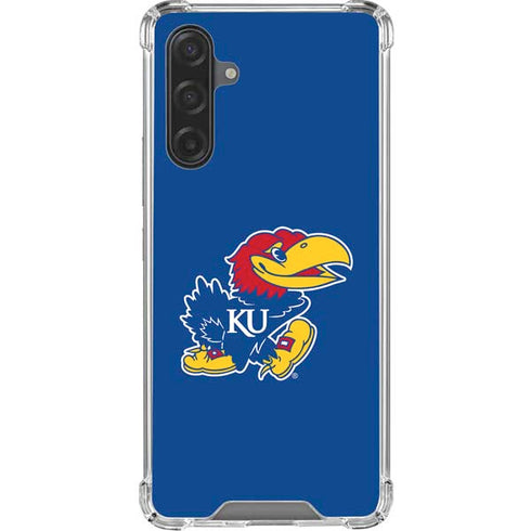 University of Kansas Jayhawks Mascot Outline Galaxy A17 Clear Case