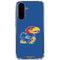 University of Kansas Jayhawks Mascot Outline Galaxy A36 5G Clear Case