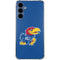 University of Kansas Jayhawks Mascot Outline Galaxy A55 5G Clear Case