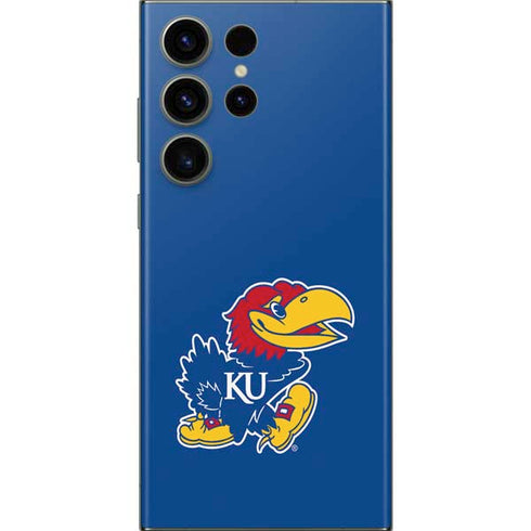 University of Kansas Jayhawks Mascot Outline Galaxy Skins