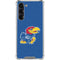 University of Kansas Jayhawks Mascot Outline Galaxy S24 FE Clear Case