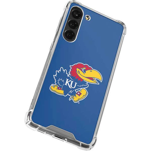 University of Kansas Jayhawks Mascot Outline Galaxy S24 FE Clear Case