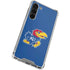 University of Kansas Jayhawks Mascot Outline Galaxy S24 FE Clear Case