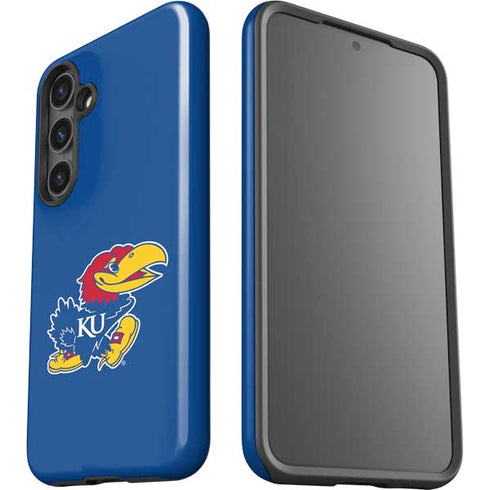 University of Kansas Jayhawks Mascot Outline Galaxy S25 Plus Impact Case