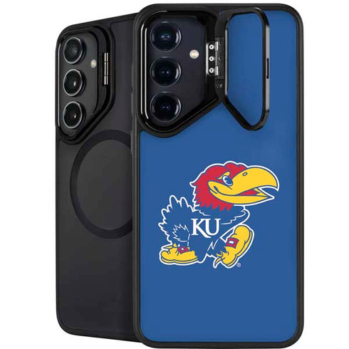 University of Kansas Jayhawks Mascot Outline Galaxy S25 Plus Kickstand Case