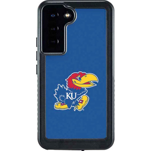 University of Kansas Jayhawks Mascot Outline Galaxy S24 Plus Waterproof Case