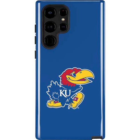 University of Kansas Jayhawks Mascot Outline Galaxy Cases