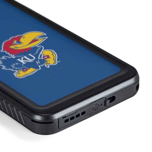 University of Kansas Jayhawks Mascot Outline Galaxy S24 Waterproof Case