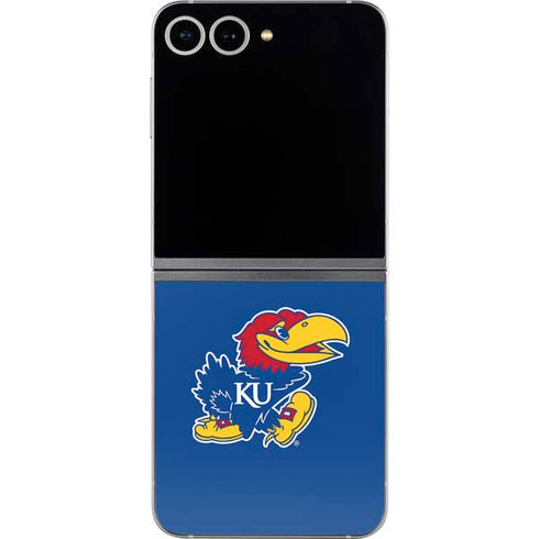 University of Kansas Jayhawks Mascot Outline Galaxy Z Flip6 Skin
