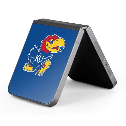University of Kansas Jayhawks Mascot Outline Galaxy Z Flip6 Skin