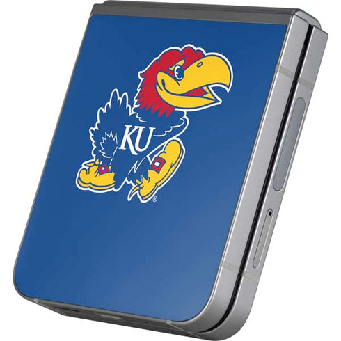 University of Kansas Jayhawks Mascot Outline Galaxy Z Flip6 Skin