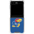 University of Kansas Jayhawks Mascot Outline Galaxy Z Flip6 Clear Case