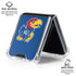 University of Kansas Jayhawks Mascot Outline Galaxy Z Flip7 Clear Case