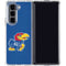 University of Kansas Jayhawks Mascot Outline Galaxy Z Fold5 5G Clear Case