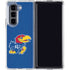 University of Kansas Jayhawks Mascot Outline Galaxy Z Fold5 5G Clear Case