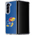 University of Kansas Jayhawks Mascot Outline Galaxy Z Fold5 5G Clear Case