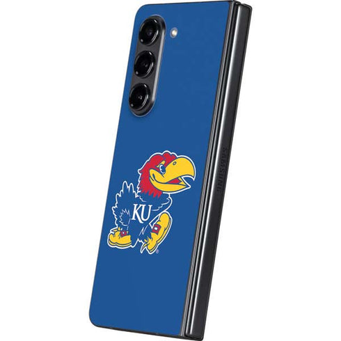 University of Kansas Jayhawks Mascot Outline Galaxy Z Fold5 5G Skin