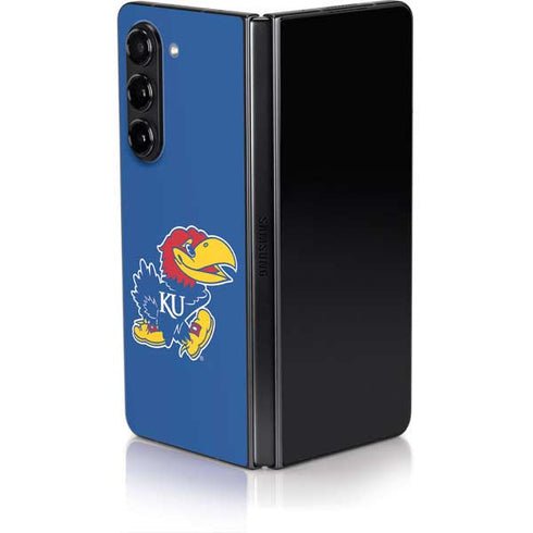 University of Kansas Jayhawks Mascot Outline Galaxy Z Fold5 5G Skin