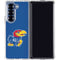 University of Kansas Jayhawks Mascot Outline Galaxy Z Fold6 Clear Case